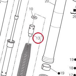 Tube de precharge 34915081A — réf. 34915081A | Ducati Store