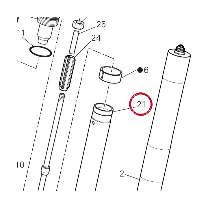 Coulisse gauche complète — réf. 34923111A | Ducati Store