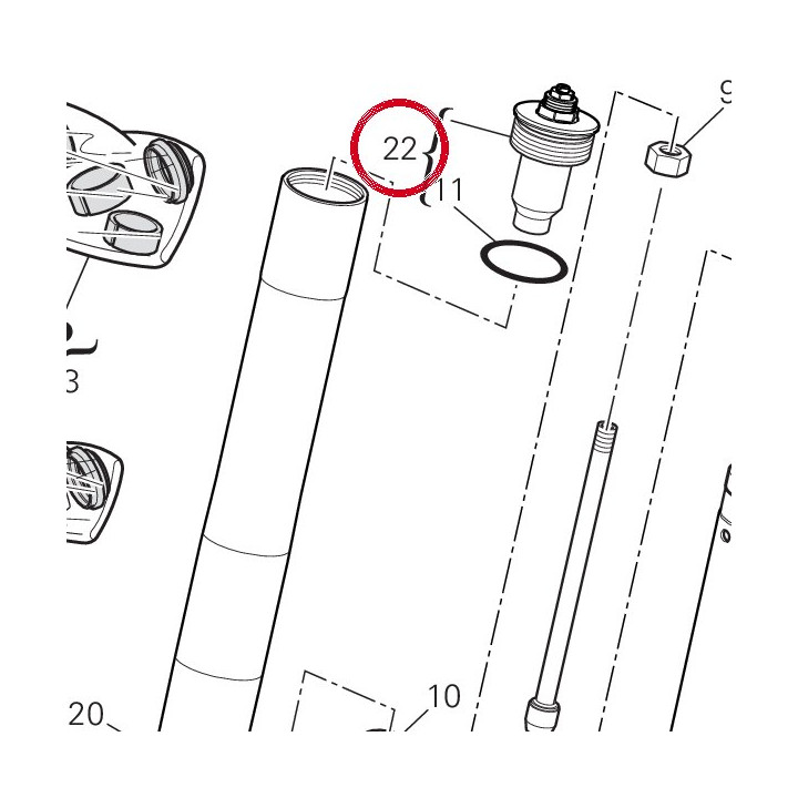 Bouchon complète gauche — réf. 34923121A | Ducati Store