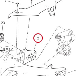Bras oscillant arrière — réf. 37020521AA | Ducati Store