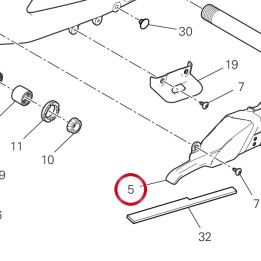 Patin chaîne supérieure — réf. 44712751A | Ducati Store