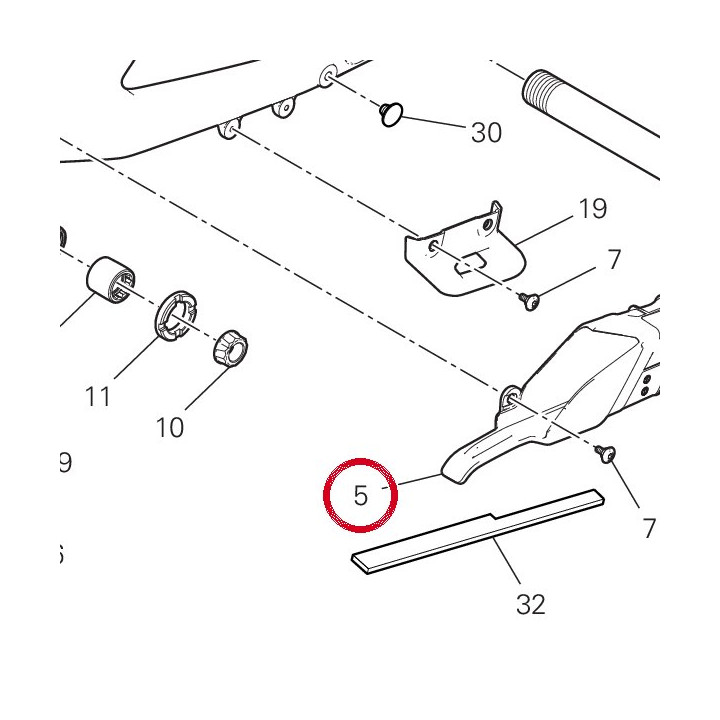 Patin chaîne supérieure — réf. 44712751A | Ducati Store
