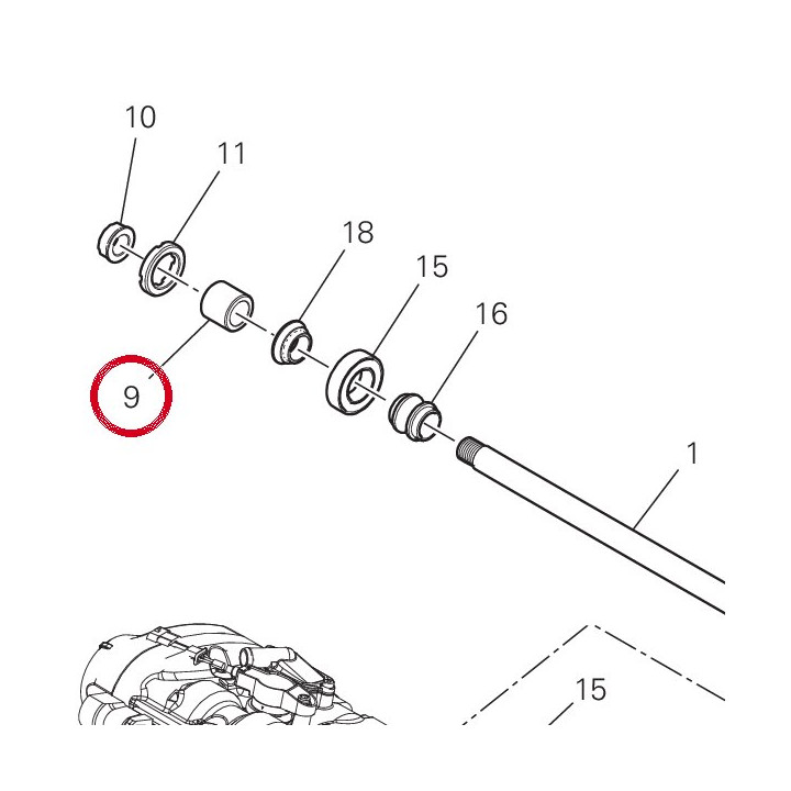 Vis sans tête filetée — réf. 7791A491AA | Ducati Store