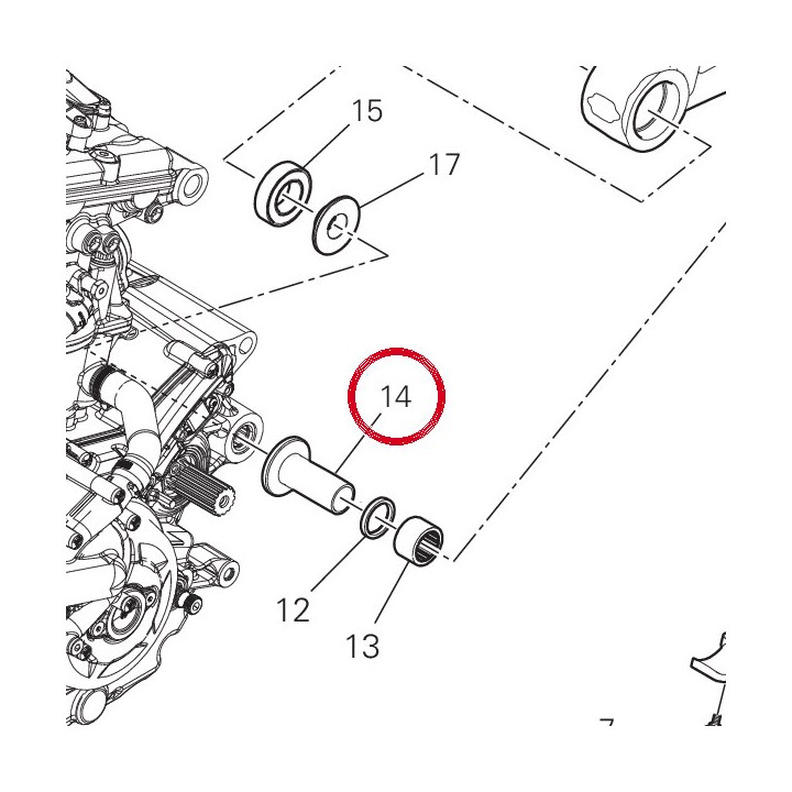 Entretoise 71015051A — réf. 71015051A | Ducati Store
