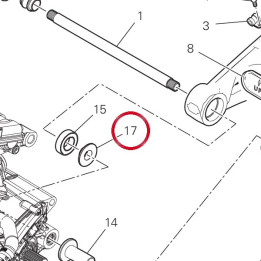 Entretoise interne droit — réf. 71210591AA | Ducati Store