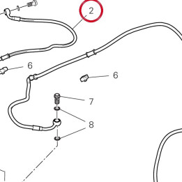 Durite maître cylindre av — réf. 61811791B | Ducati Store
