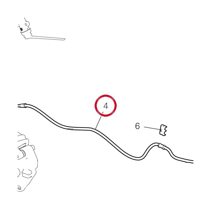 Durit Boitier-Etrier — réf. 61912081A | Ducati Store