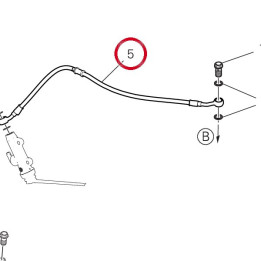Durite maître cylindre — réf. 61911781B | Ducati Store