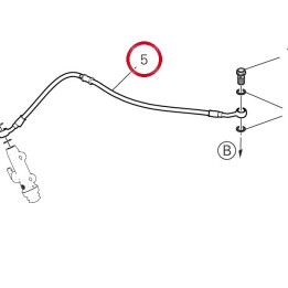 Durite maître cylindre — réf. 61912091A | Ducati Store