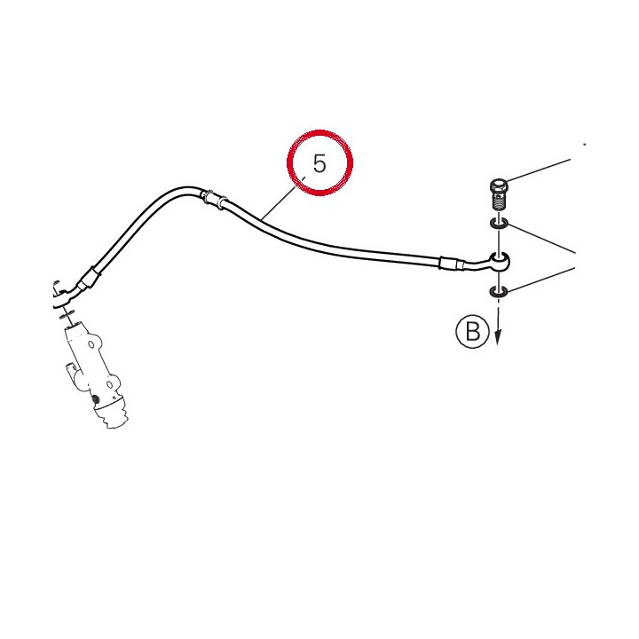 Durite maître cylindre — réf. 61912091A | Ducati Store