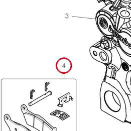Kit arrière plaquettes — réf. 61341611A | Ducati Store