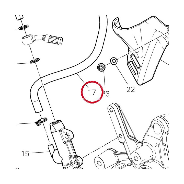 Tuyau 93310761A — réf. 93310761A | Ducati Store