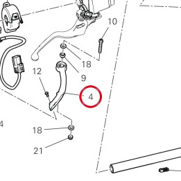 Bras protection main droit — réf. 4601L901A | Ducati Store