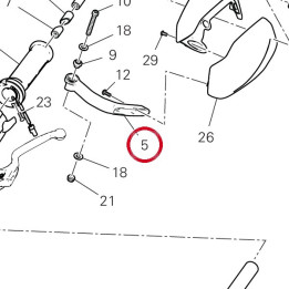 Bras protection main gauche — réf. 4601L911A | Ducati Store