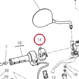Commutateur droit 65010461C — réf. 65010461C | Ducati Store