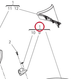 Garde-Boue avant 56426911AA — réf. 56426911AA | Ducati Store