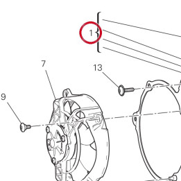 Radiateur D'Eau 54841231C — réf. 54841231C | Ducati Store