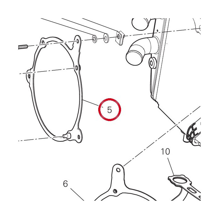 Bride gauche — réf. 8301C031AA | Ducati Store