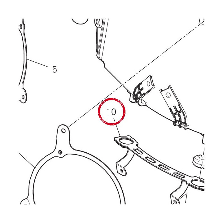 Support 8301B881AA — réf. 8301B881AA | Ducati Store
