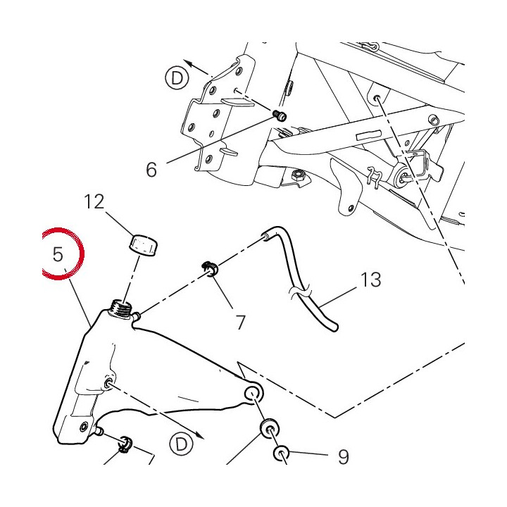 Vase expansion 58511351A — réf. 58511351A | Ducati Store