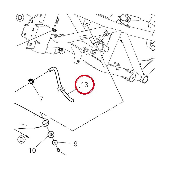 Tube D'Event 93410511A — réf. 93410511A | Ducati Store