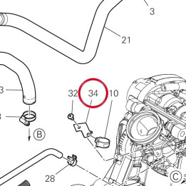Equerre 8301L022AA — réf. 8301L022AA | Ducati Store