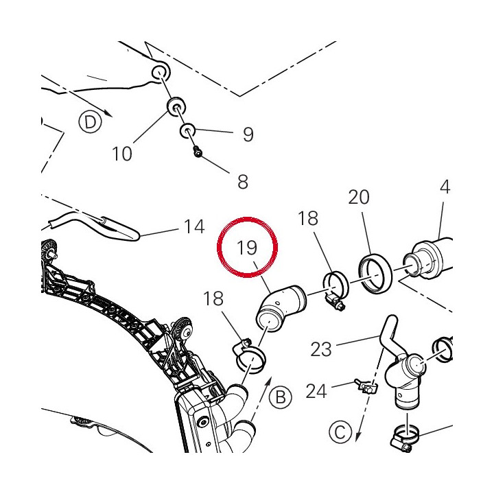 Manchon — réf. 80018391A | Ducati Store
