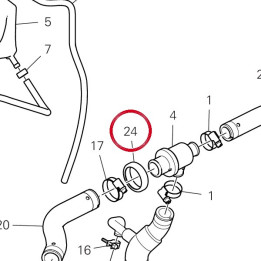 Anneau de prot. thermostat — réf. 88111281A | Ducati Store