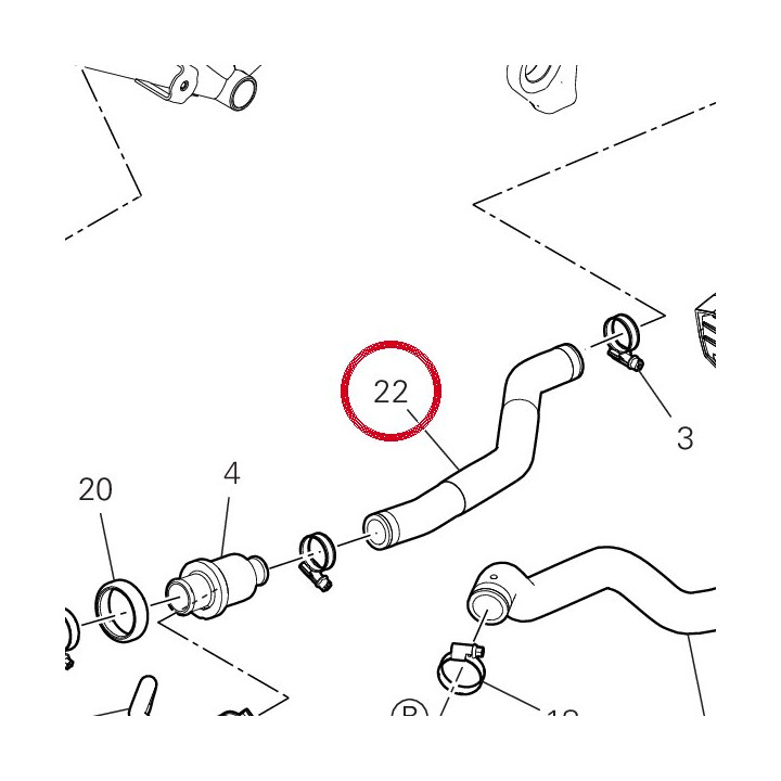 Manchon Thermostat/T╥te — réf. 80018401A | Ducati Store