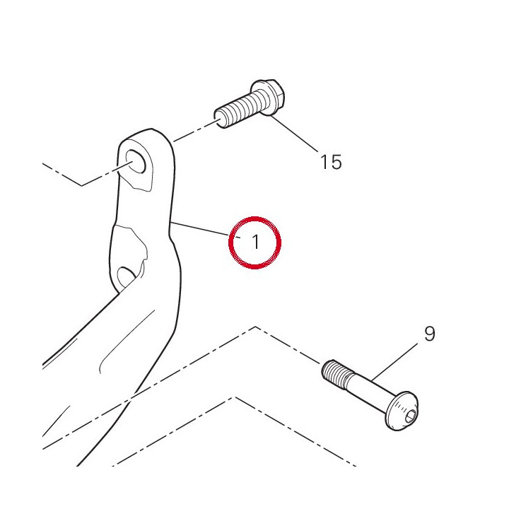 Plaque Porte-Repose-Pied — réf. 82414131AA | Ducati Store