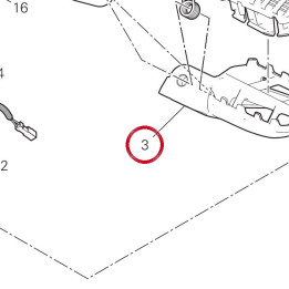 Repose-Pieds avant gauche — réf. 46411242AA | Ducati Store