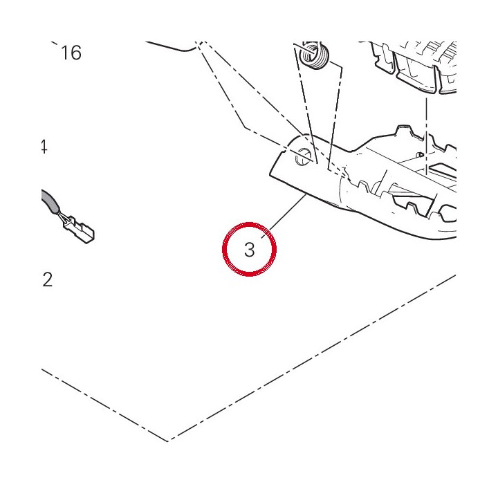Repose-Pieds avant gauche — réf. 46411242AA | Ducati Store