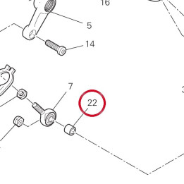 Entretoise 71616281AA — réf. 71616281AA | Ducati Store