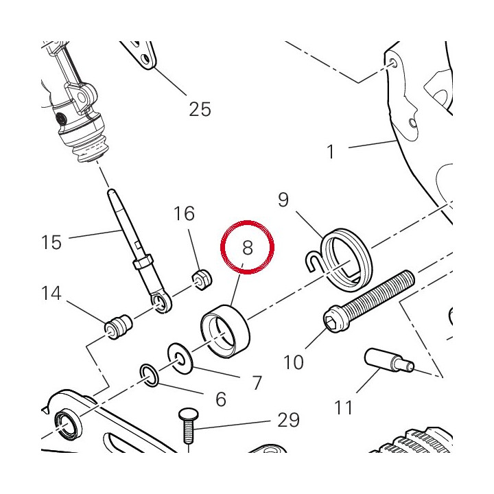 Douille 71210651B — réf. 71210651B | Ducati Store