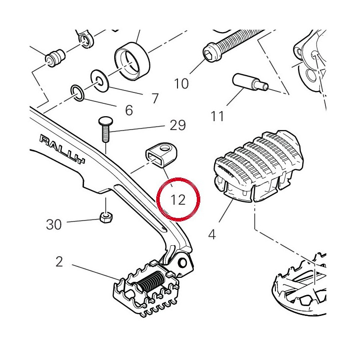 Tampon 86613471A — réf. 86613471A | Ducati Store