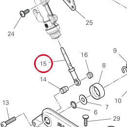 Tige maître cylindre — réf. 11723581A | Ducati Store