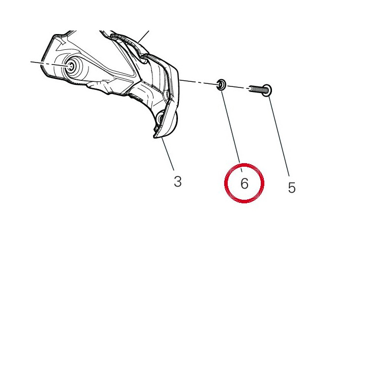 Entretoise bridee 71611521A — réf. 71611521A | Ducati Store