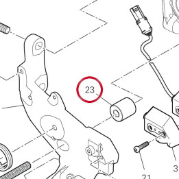 Entretoise 7131E581AA — réf. 7131E581AA | Ducati Store