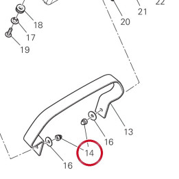 Écrou borgne M6 74910021A — réf. 74910021A | Ducati Store