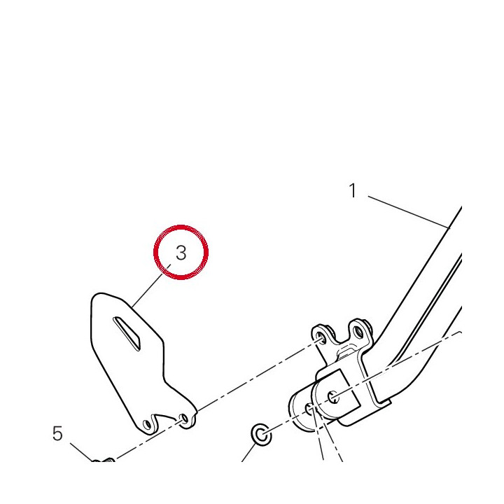 Pare-Talon droit 4601E941BA — réf. 4601E941BA | Ducati Store