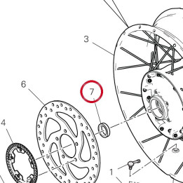 Entretoise interne — réf. 71316461AA | Ducati Store