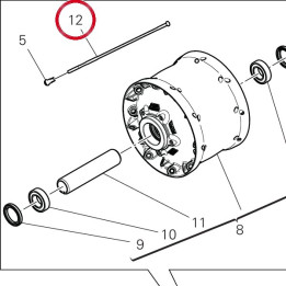 Rayon roue 49610131A — réf. 49610131A | Ducati Store