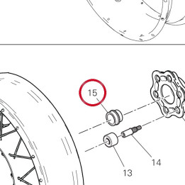 Entretoise 71316451AA — réf. 71316451AA | Ducati Store