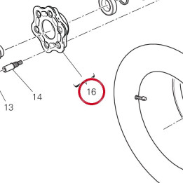 Bride Porte-Couronne — réf. 16022501A | Ducati Store