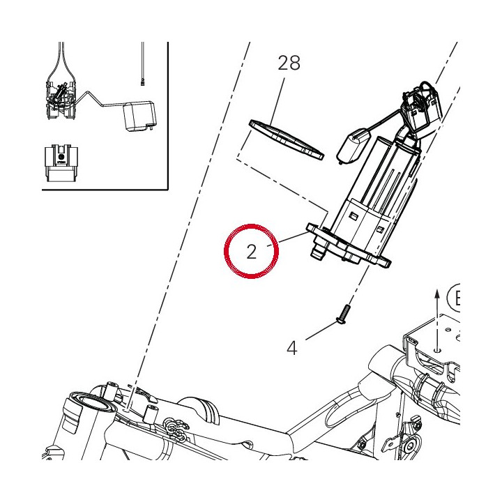 Pompe à carburant 16024421B — réf. 16024421B | Ducati Store