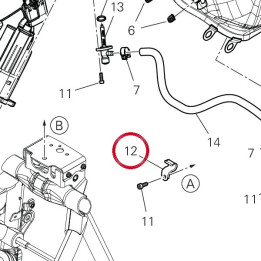 Equerre 8301B831AA — réf. 8301B831AA | Ducati Store