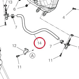 Tuyau 59019111A — réf. 59019111A | Ducati Store