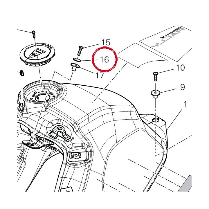 Rondelle 85215181A — réf. 85215181A | Ducati Store