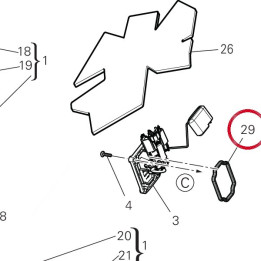 Joint jauge niveau essence — réf. 69929751A | Ducati Store