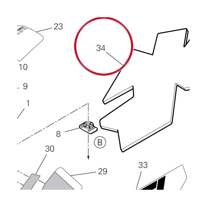 Calotte insonorisante — réf. 48613091A | Ducati Store
